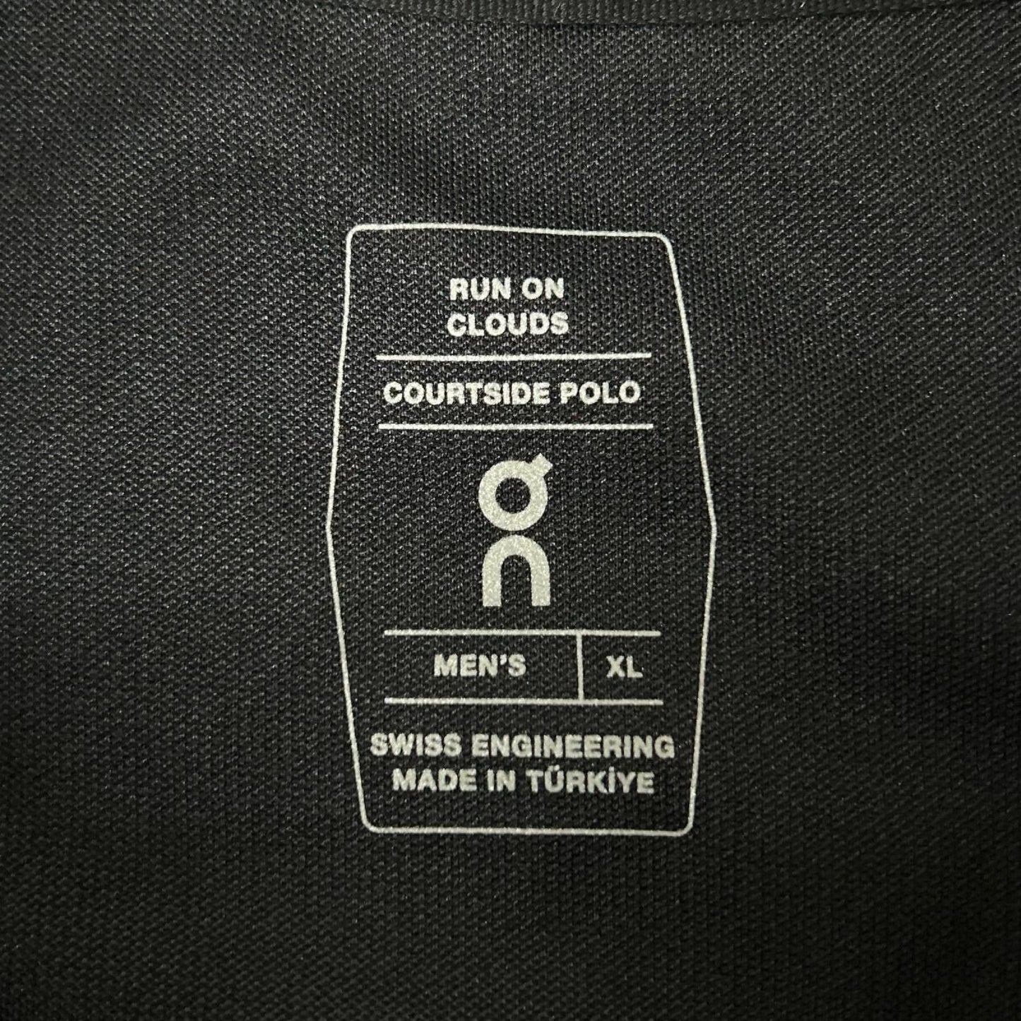 ON オン 1MF30390553 Courtside Polo ブラック ポロシャツ トップス