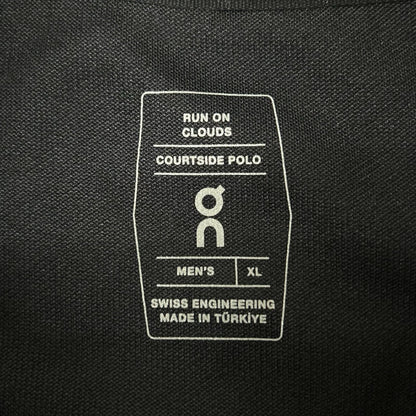 ON オン 1MF30390553 Courtside Polo ブラック ポロシャツ トップス