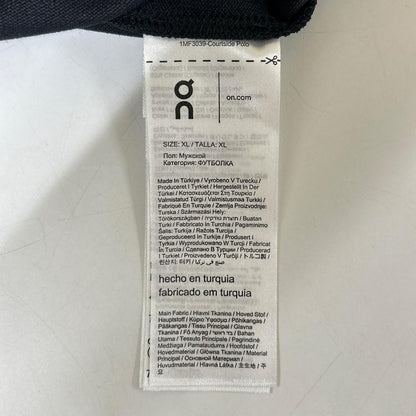 ON オン 1MF30390553 Courtside Polo ブラック ポロシャツ トップス