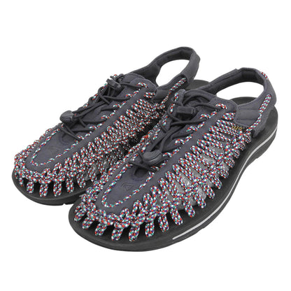 KEEN キーン 新品同様 別注 UNEEK FLAT KASANE サンダル シューズ メンズ ネイビー×マルチカラー 26cm 1023047 シューズ