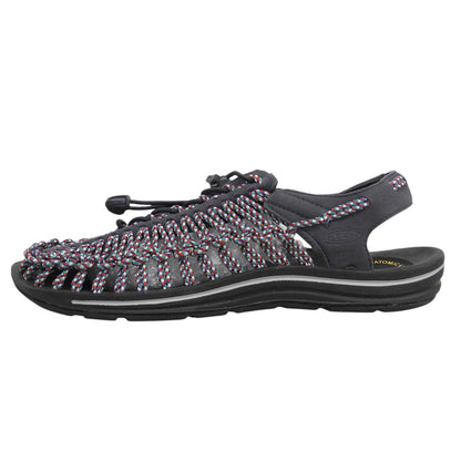 KEEN キーン 新品同様 別注 UNEEK FLAT KASANE サンダル シューズ メンズ ネイビー×マルチカラー 26cm 1023047 シューズ