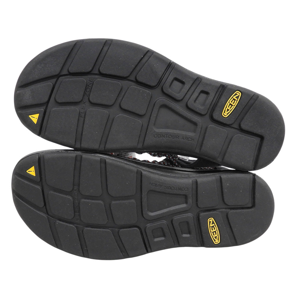 KEEN キーン 新品同様 別注 UNEEK FLAT KASANE サンダル シューズ メンズ ネイビー×マルチカラー 26cm 1023047 シューズ
