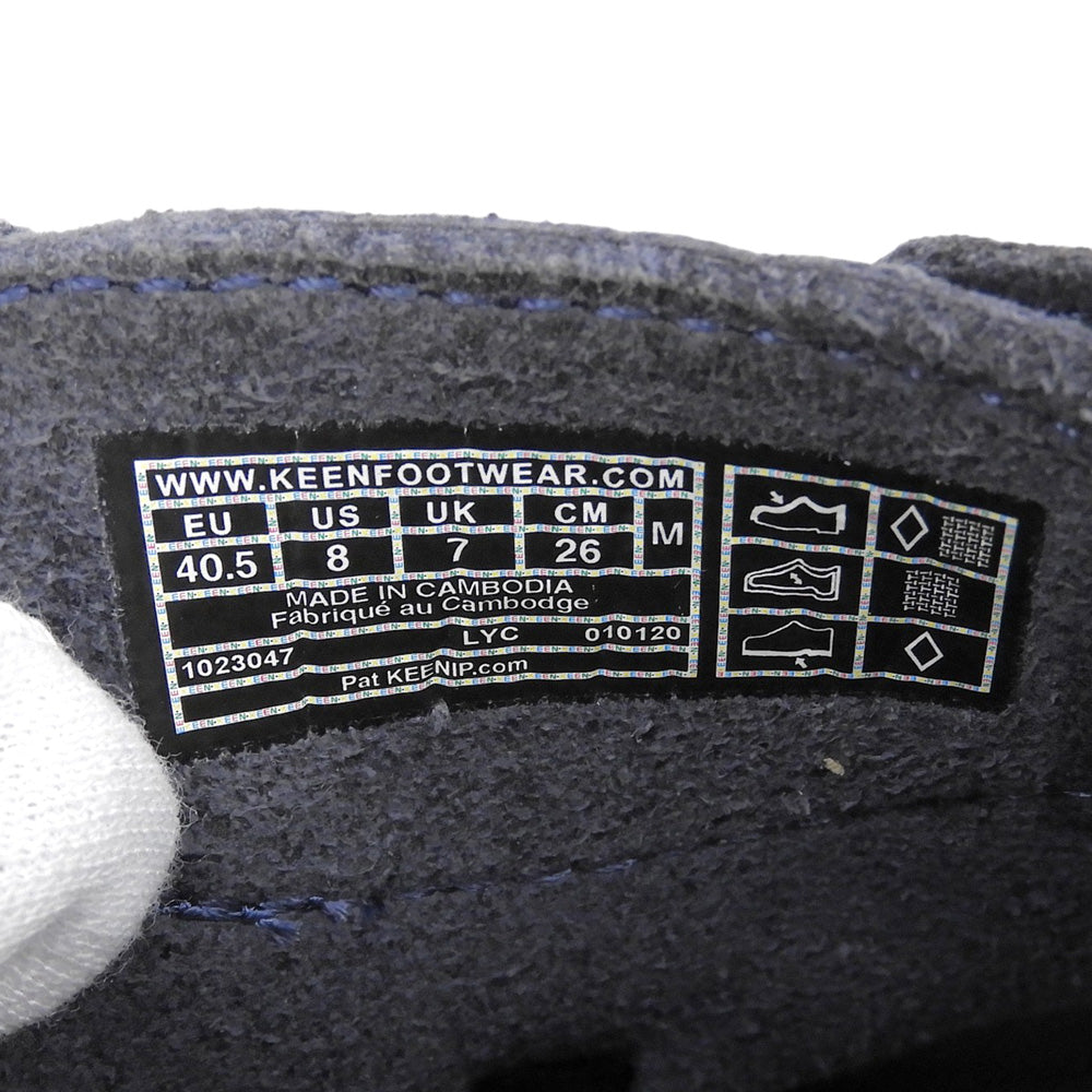 KEEN キーン 新品同様 別注 UNEEK FLAT KASANE サンダル シューズ メンズ ネイビー×マルチカラー 26cm 1023047 シューズ