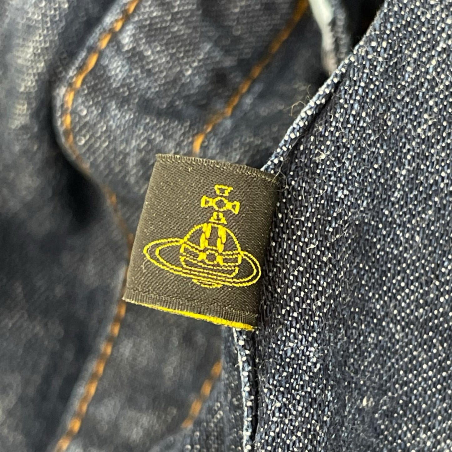 VivienneWestwood ANGLOMANIA ヴィヴィアンウエストウッドアングロマニア ×Lee オーブ スカル デニムシャツ ワンピース