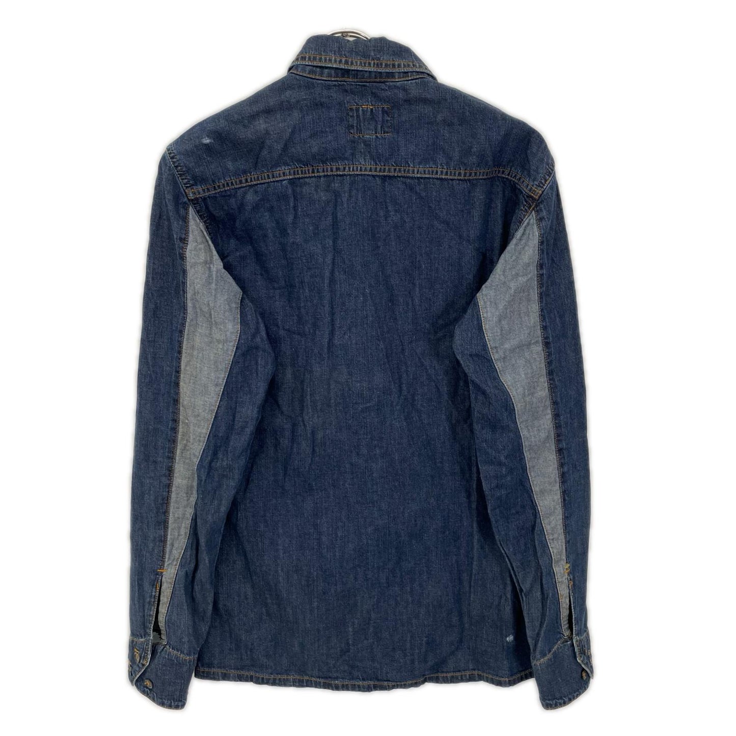 VivienneWestwood ANGLOMANIA ヴィヴィアンウエストウッドアングロマニア ×Lee オーブ スカル デニムシャツ ワンピース