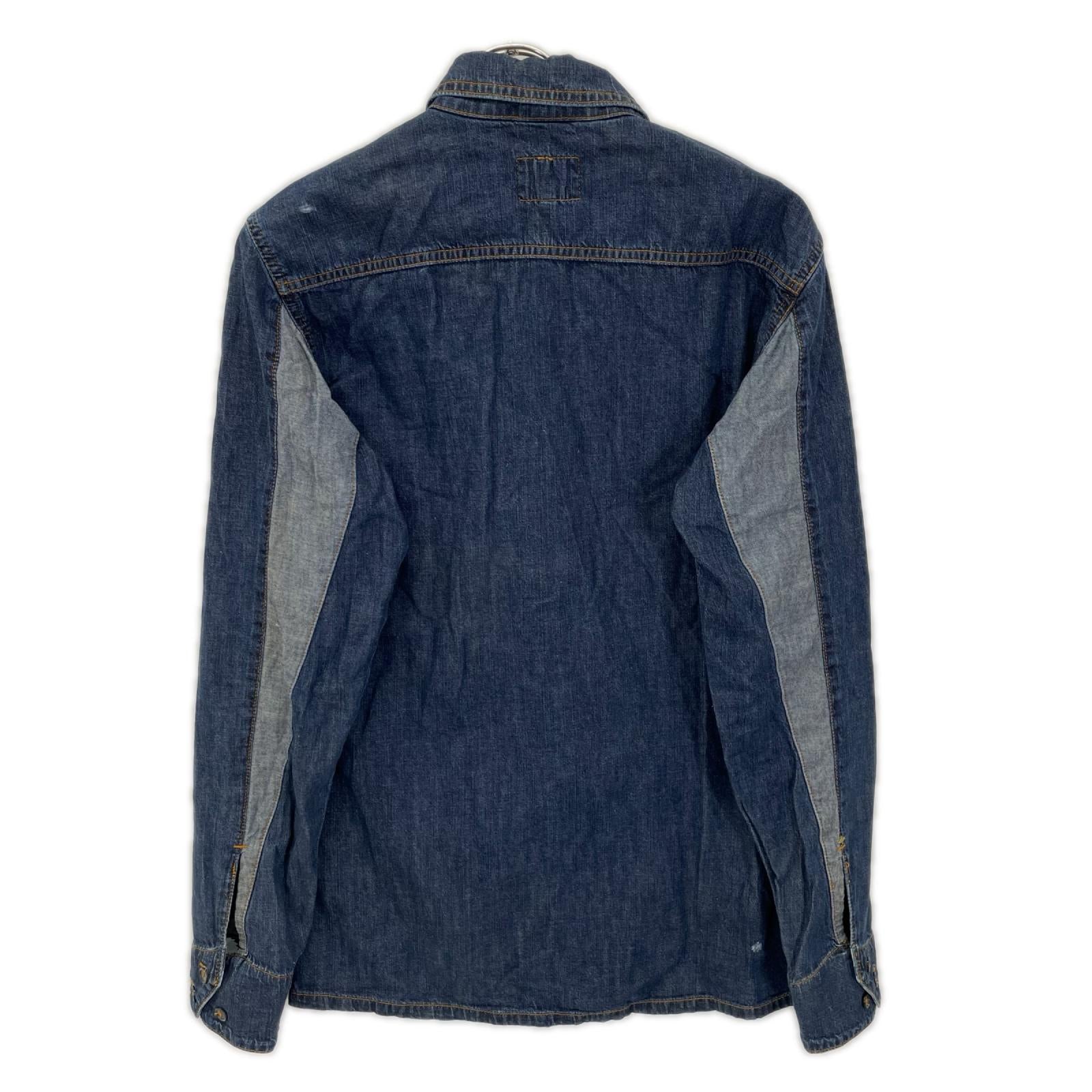 VivienneWestwood ANGLOMANIA ヴィヴィアンウエストウッドアングロマニア ×Lee オーブ スカル デニムシャツ ワンピース