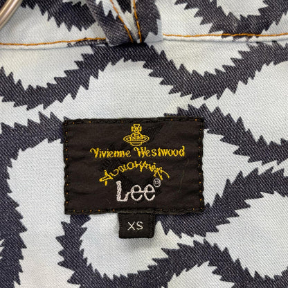 VivienneWestwood ANGLOMANIA ヴィヴィアンウエストウッドアングロマニア ×Lee オーブ スカル デニムシャツ ワンピース