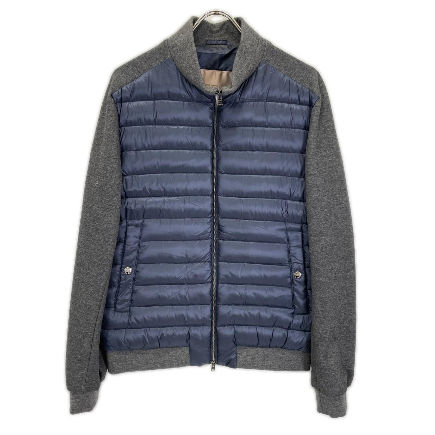 HERNO ヘルノ 【RESORT】PI025UR ネイビー×グレー 切替 ダウンジャケット ジャケット