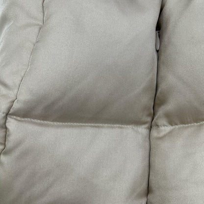 Max Mara マックスマーラ ベージュ ミンクファーカラー 中綿 シルクコート コート