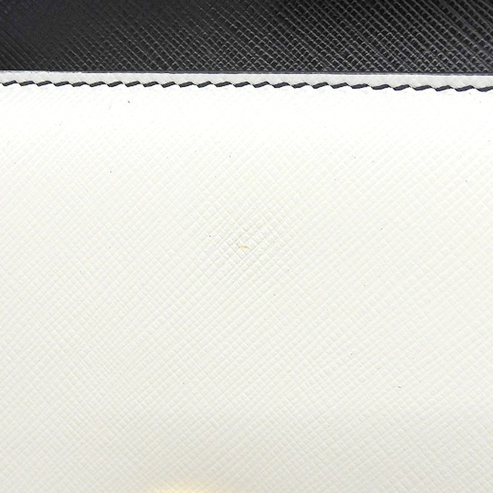 SalvatoreFerragamo サルバトーレフェラガモ 美品 ヴァラリボン チェーンバッグ ショルダーバッグ レディース ブラック/ホワイト ショルダーバッグ