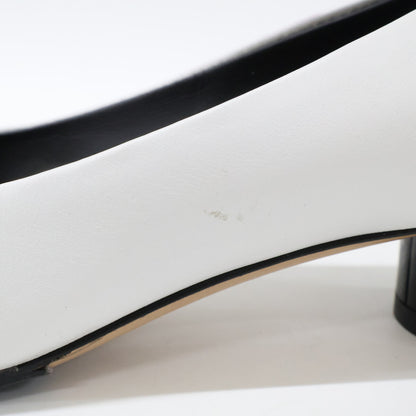 SalvatoreFerragamo サルバトーレフェラガモ 【美品】ヴァラリボン チャンキーヒール パンプス シューズ