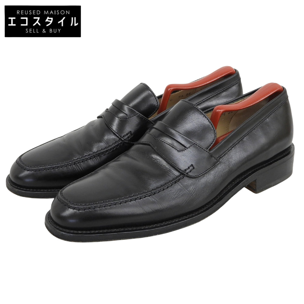 SalvatoreFerragamo サルバトーレフェラガモ コインローファー シューズ メンズ ブラック 7.5 2E シューズ