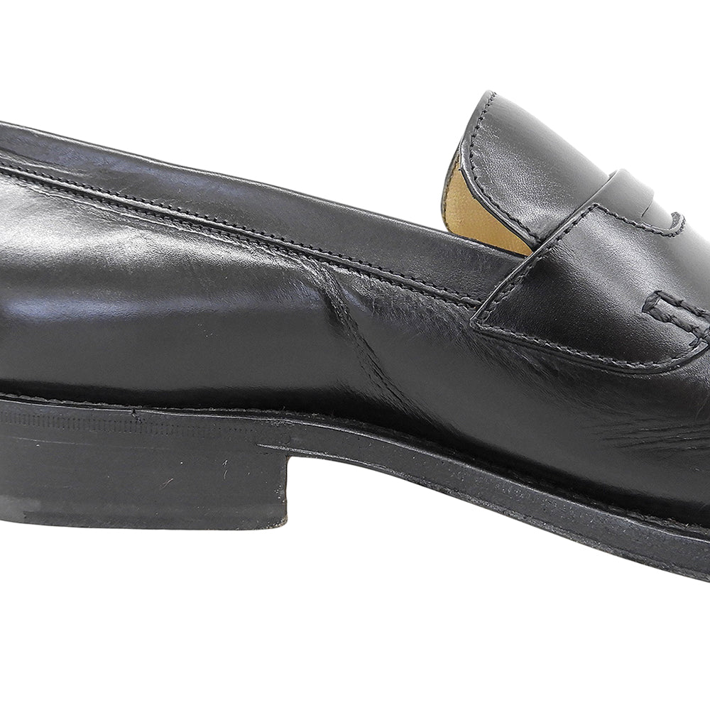 SalvatoreFerragamo サルバトーレフェラガモ コインローファー シューズ メンズ ブラック 7.5 2E シューズ