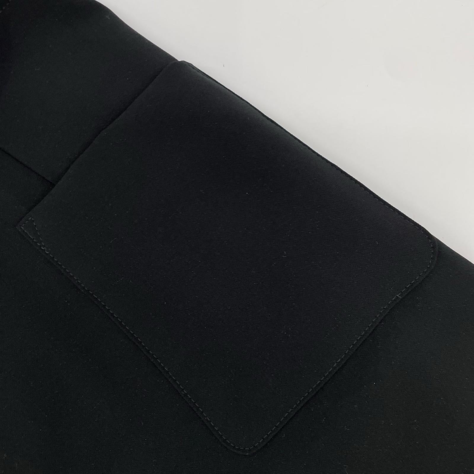 FOXEY NEW YORK フォクシーニューヨーク 36081 ブラック トップステッチド ショートスリーブ ミニドレス ワンピース