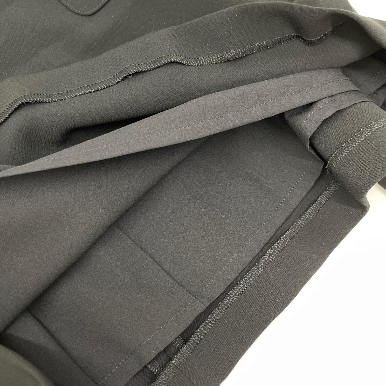 FOXEY NEW YORK フォクシーニューヨーク 36081 ブラック トップステッチド ショートスリーブ ミニドレス ワンピース