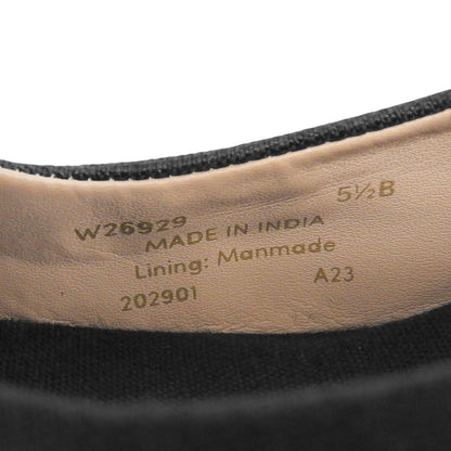 COLE HAAN コールハーン 美品 クラウドフィール エスパドリーユ ウェッジパンプス シューズ レディース 黒 ブラック 5 1/2B W26929 シューズ