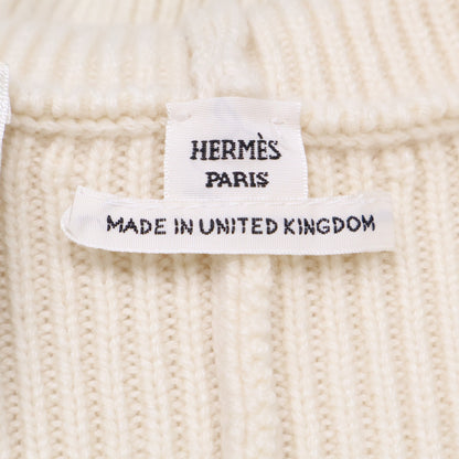 HERMES エルメス 【美品/国内正規】カシミヤ フーディ ニット ポンチョ ジャケット