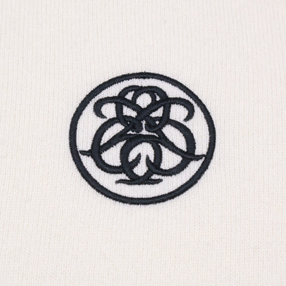HERMES エルメス 【美品/国内正規】H6E2645D4 Ex-Libris カシミヤ エクスリブリス モチーフ 半袖ニットセーター トップス