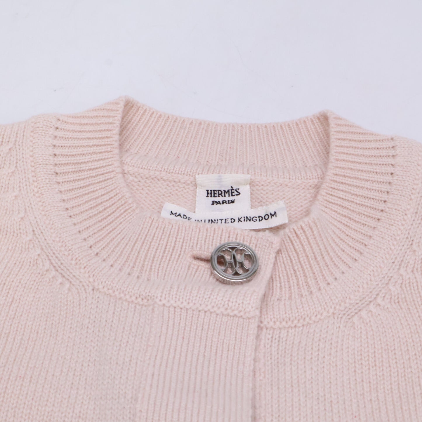 HERMES エルメス 【美品/国内正規】6E2721D12 カシミヤ Hリフト ニットカーディガン トップス