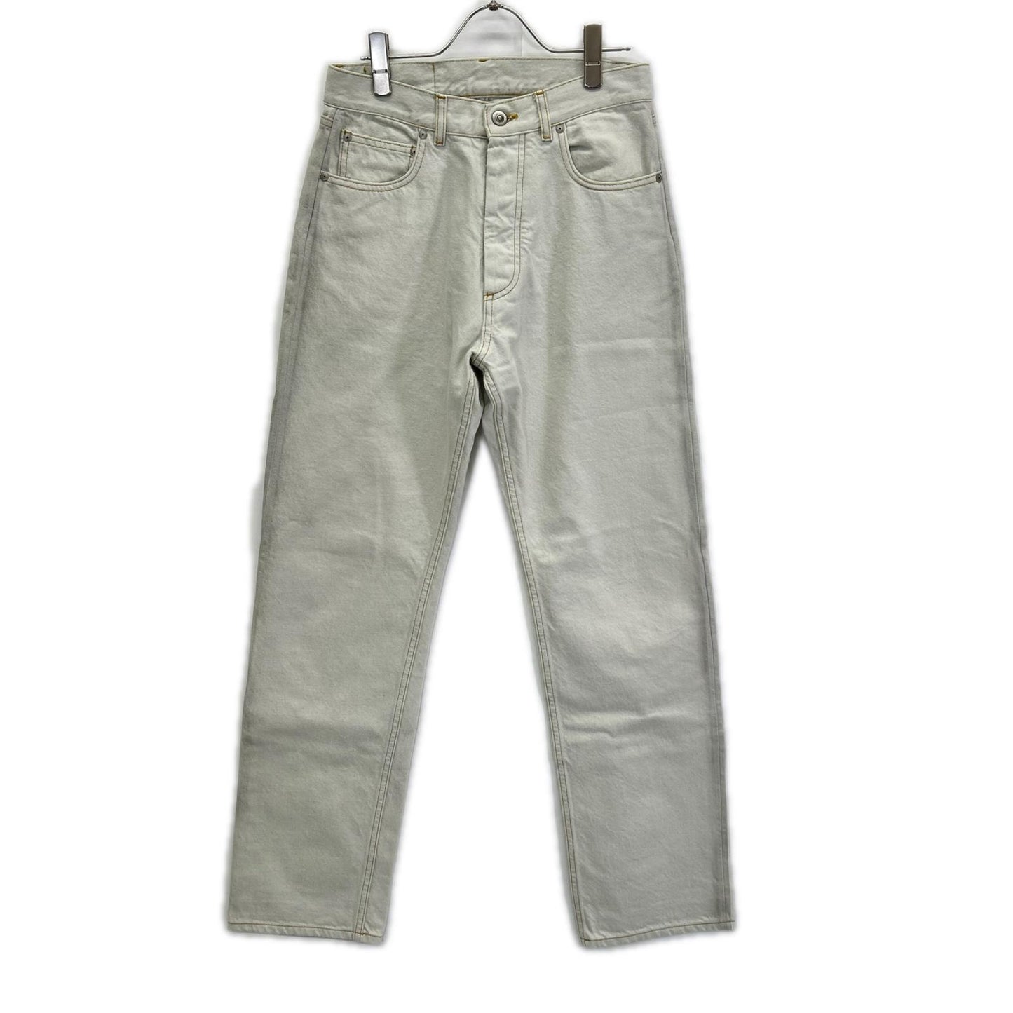 Maison margiela メゾンマルジェラ S50LA0216 ブリーチストレートセルビッチデニム ボトムス