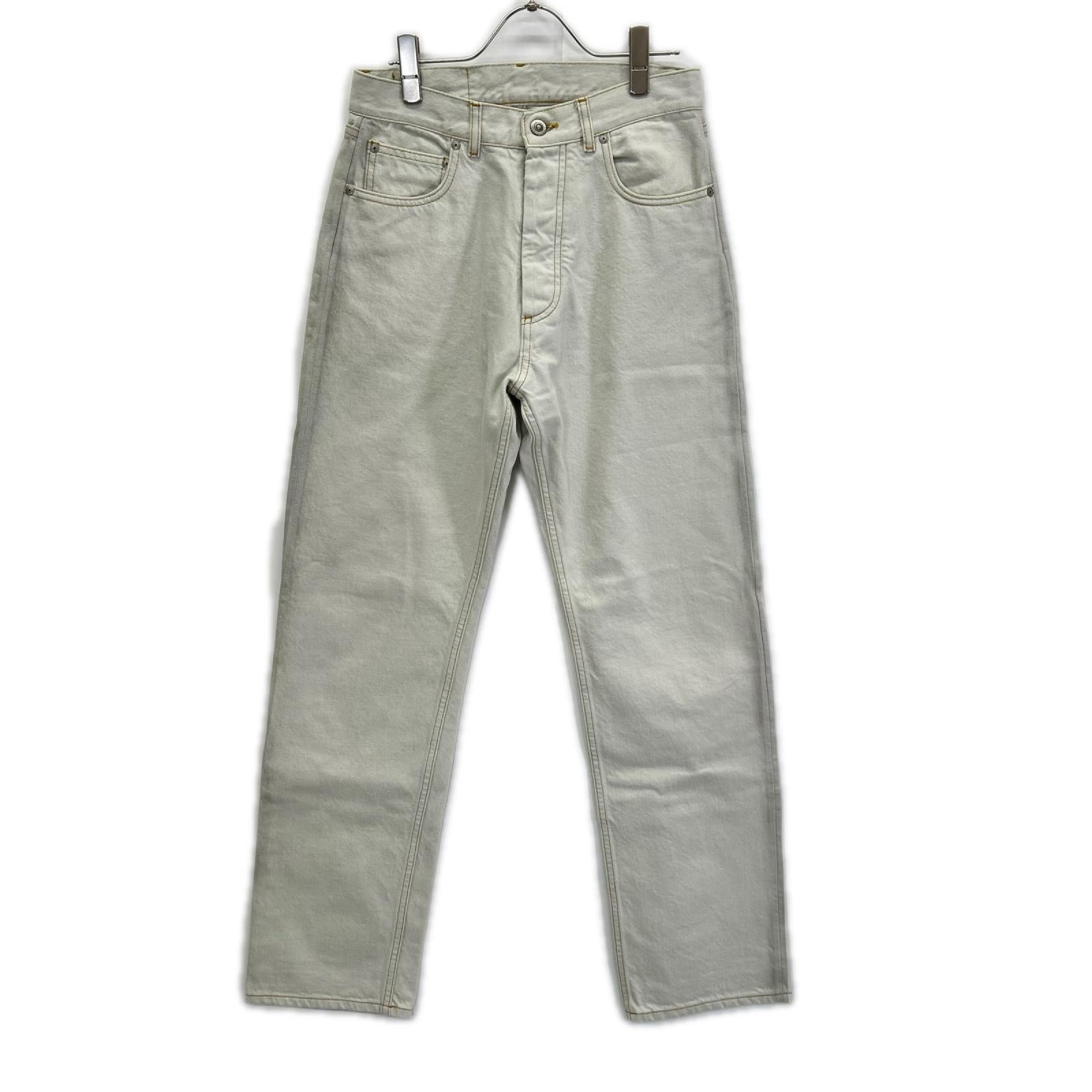 Maison margiela メゾンマルジェラ S50LA0216 ブリーチストレートセルビッチデニム ボトムス