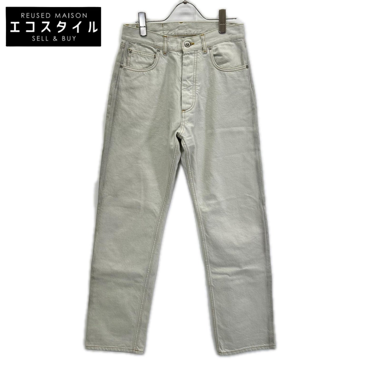 Maison margiela メゾンマルジェラ S50LA0216 ブリーチストレートセルビッチデニム ボトムス