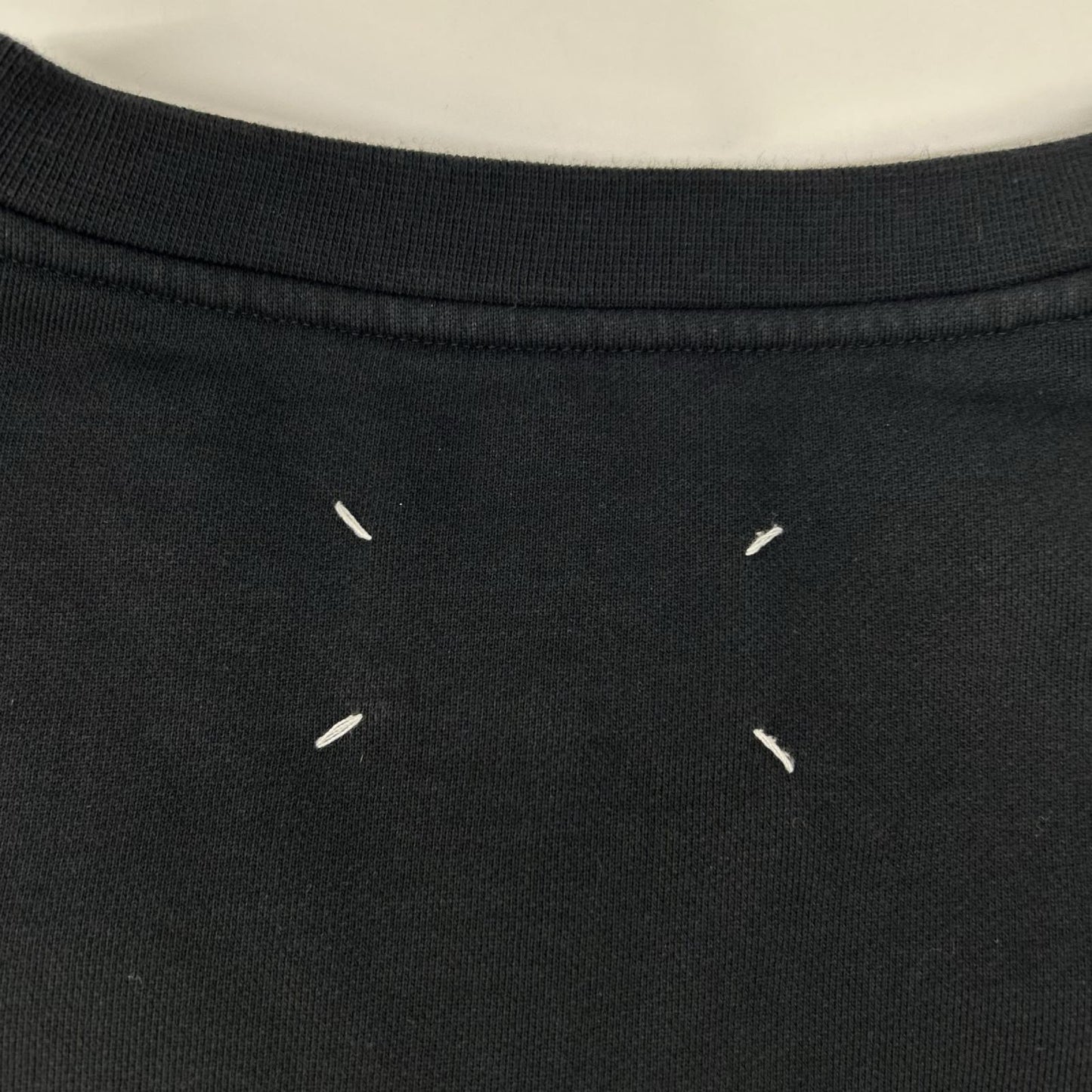 Maison margiela メゾンマルジェラ S50GU0181 ブラック プルオーバー クラシック スウェットシャツ トップス