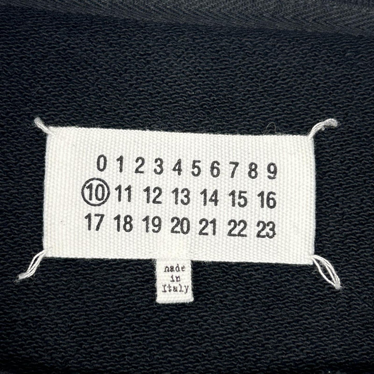 Maison margiela メゾンマルジェラ S50GU0181 ブラック プルオーバー クラシック スウェットシャツ トップス