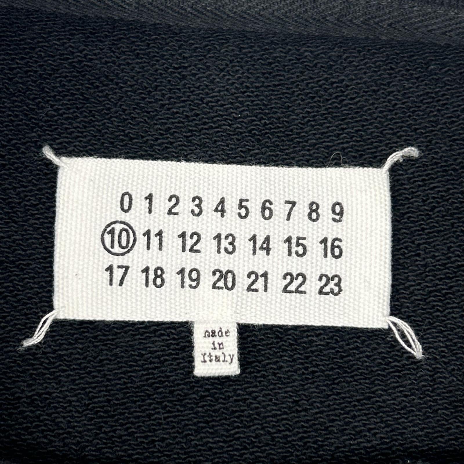 Maison margiela メゾンマルジェラ S50GU0181 ブラック プルオーバー クラシック スウェットシャツ トップス