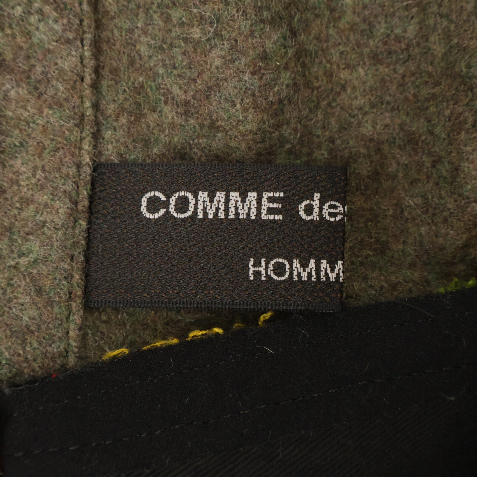COMMEdesGARCONS HOMME PLUS コムデギャルソンオムプリュス 【美品】AD2025 PP-V003 フラワー刺繍 ドッキング アシメントリー ラップ ベスト