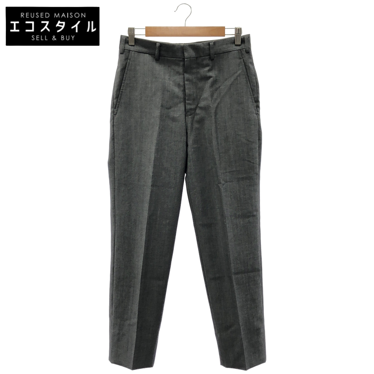 COMMEdesGARCONS HOMME DEUX コムデギャルソンオムドゥ DO-P004 グレー ウールギャバジン トラウザー ボトムス
