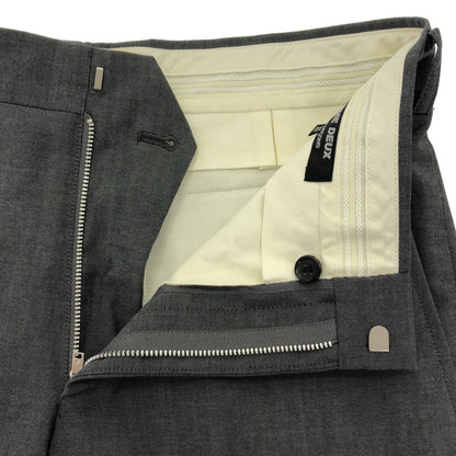 COMMEdesGARCONS HOMME DEUX コムデギャルソンオムドゥ DO-P004 グレー ウールギャバジン トラウザー ボトムス
