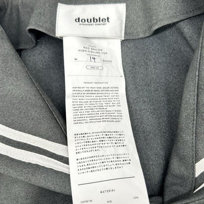 doublet ダブレット 25AW35SH159 NEO SAILOR HIGH-COLLAR TOP セーラートップ トップス
