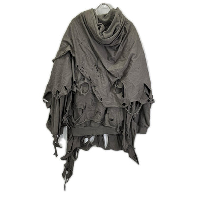 doublet ダブレット 25AW34CS397 PHANTOM FRAYED HOODIE フーディパーカ トップス