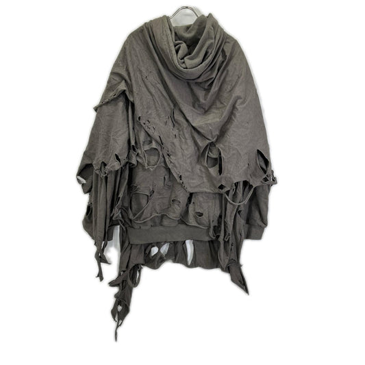 doublet ダブレット 25AW34CS397 PHANTOM FRAYED HOODIE フーディパーカ トップス