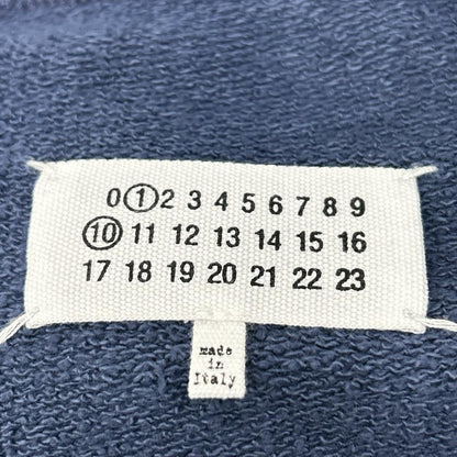 Maison margiela メゾンマルジェラ S50GU0214 ネイビー ロゴ ペンキ クラッシュ加工 スウェット トップス