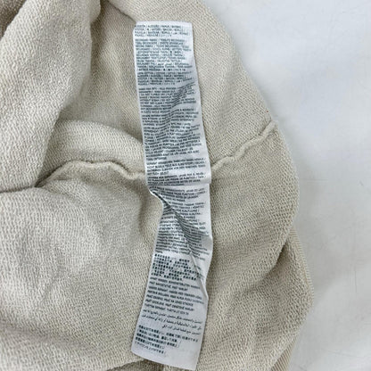 Maison margiela メゾンマルジェラ S50GU0214 ベージュ ロゴ ペンキ クラッシュ加工 スウェット トップス