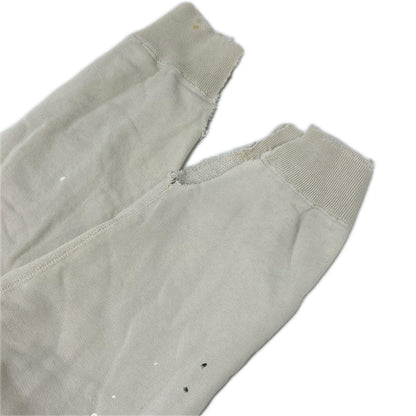 Maison margiela メゾンマルジェラ S50GU0214 ベージュ ロゴ ペンキ クラッシュ加工 スウェット トップス