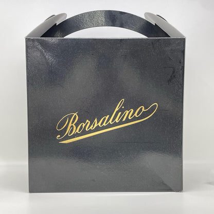 Borsalino ボルサリーノ ネイビー フェルト 中折れハット 帽子
