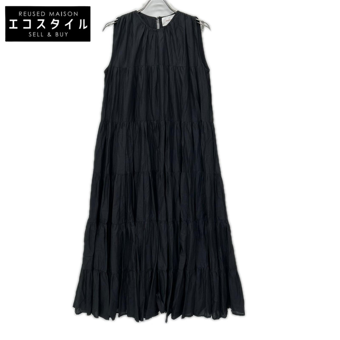 MERLETTE マーレット 3910300233 Caron Dress ブラック ノースリーブマキシワンピース ワンピース