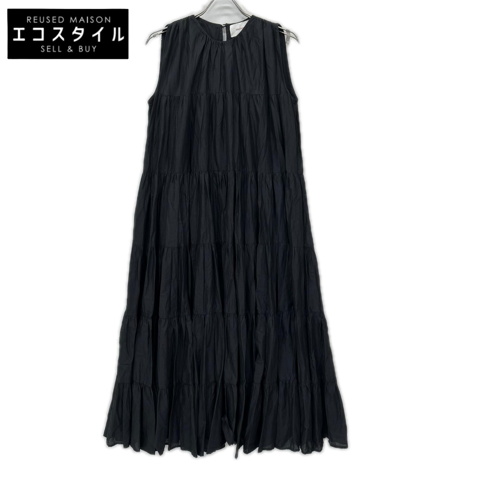 MERLETTE マーレット 3910300233 Caron Dress ブラック ノースリーブマキシワンピース ワンピース