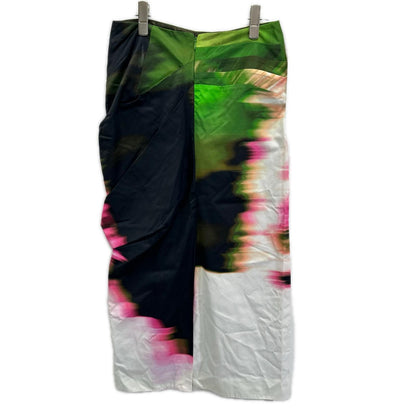 DRIES VAN NOTEN ドリスヴァンノッテン 21-158-09-031613 グラフィックマルチカラー アシンメトリー スカート スカート