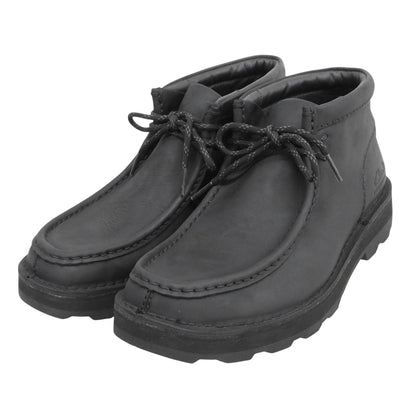 Clarks クラークス 美品 コーストンウォーリー ワラビーブーツ シューズ メンズ 黒 ブラック 7 シューズ
