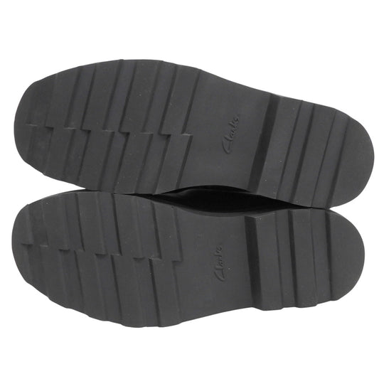 Clarks クラークス 美品 コーストンウォーリー ワラビーブーツ シューズ メンズ 黒 ブラック 7 シューズ