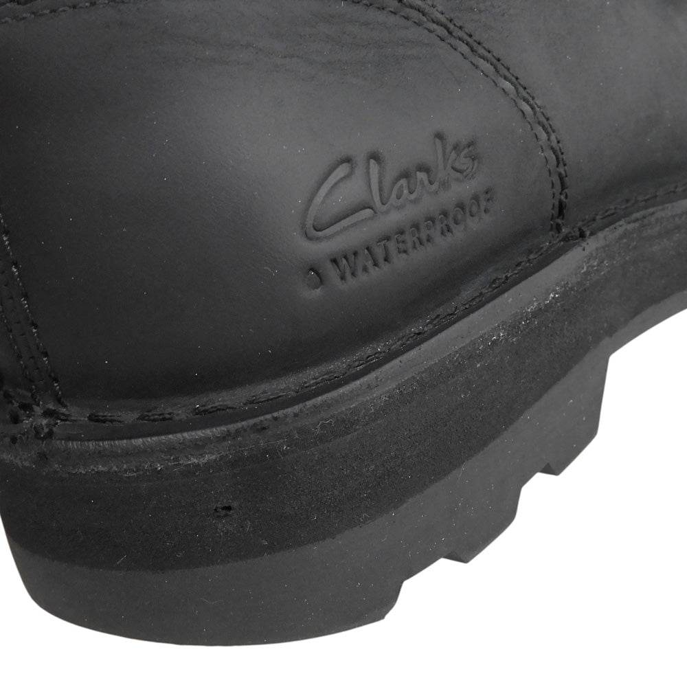 Clarks クラークス 美品 コーストンウォーリー ワラビーブーツ シューズ メンズ 黒 ブラック 7 シューズ