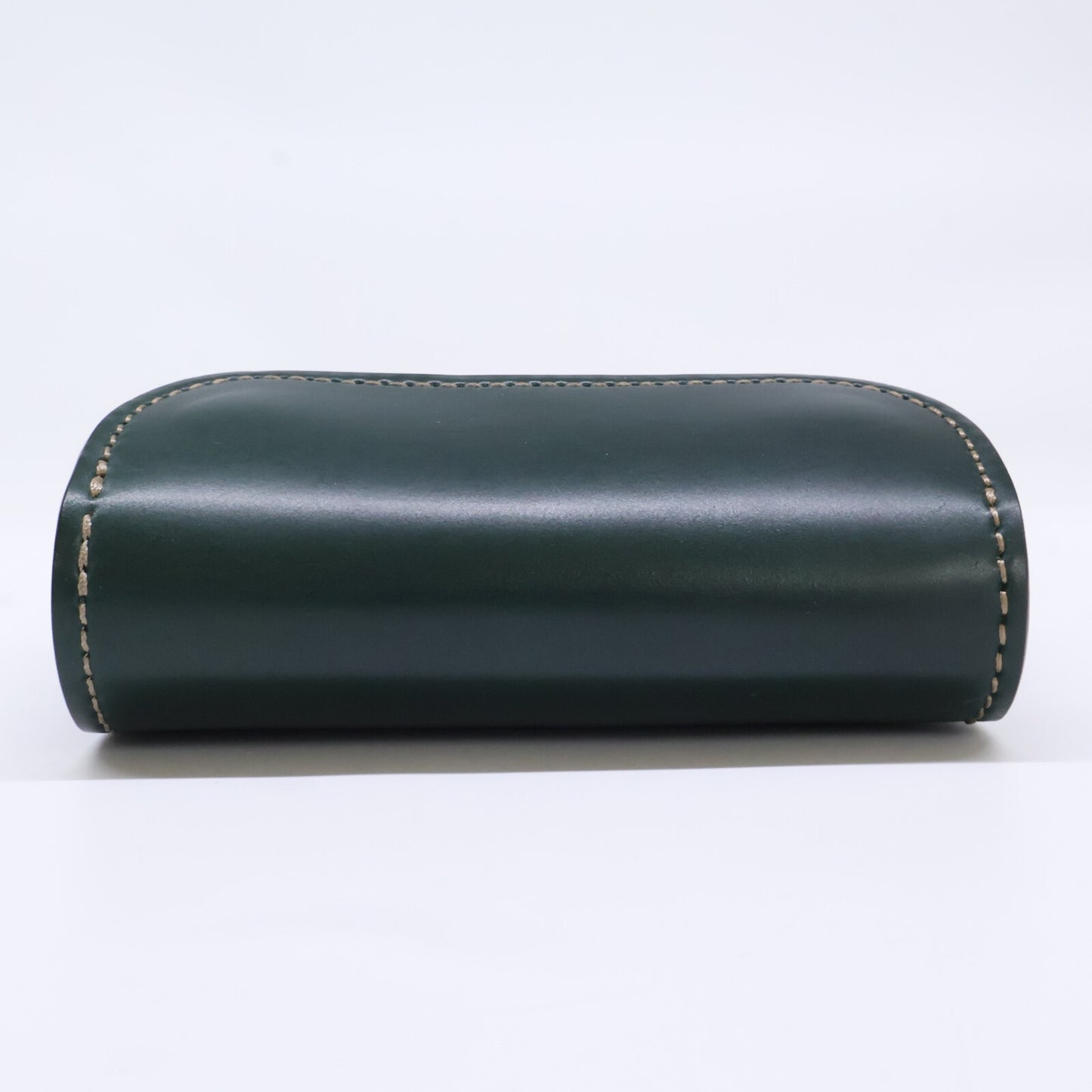 WILDSWANS ワイルドスワンズ 【美品】CSS-ENO/HC/GRN x SD/BK イーノ シェルコードバン/サドルプルアップ 小型3つ折り財布 三つ折り財布（小銭入れあり）