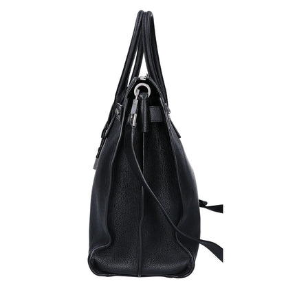 SAINT LAURENT PARIS サンローランパリ 480583 グレインカーフ サック ド ジュール スープル ノースサウス 2WAYハンドバッグ トートバッグ