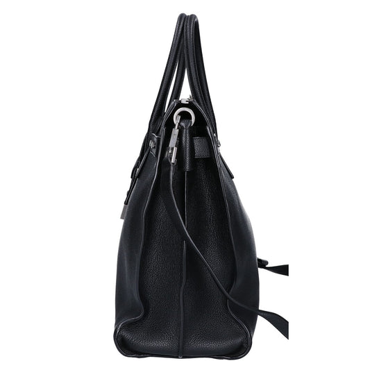 SAINT LAURENT PARIS サンローランパリ 480583 グレインカーフ サック ド ジュール スープル ノースサウス 2WAYハンドバッグ トートバッグ