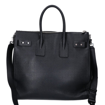 SAINT LAURENT PARIS サンローランパリ 480583 グレインカーフ サック ド ジュール スープル ノースサウス 2WAYハンドバッグ トートバッグ