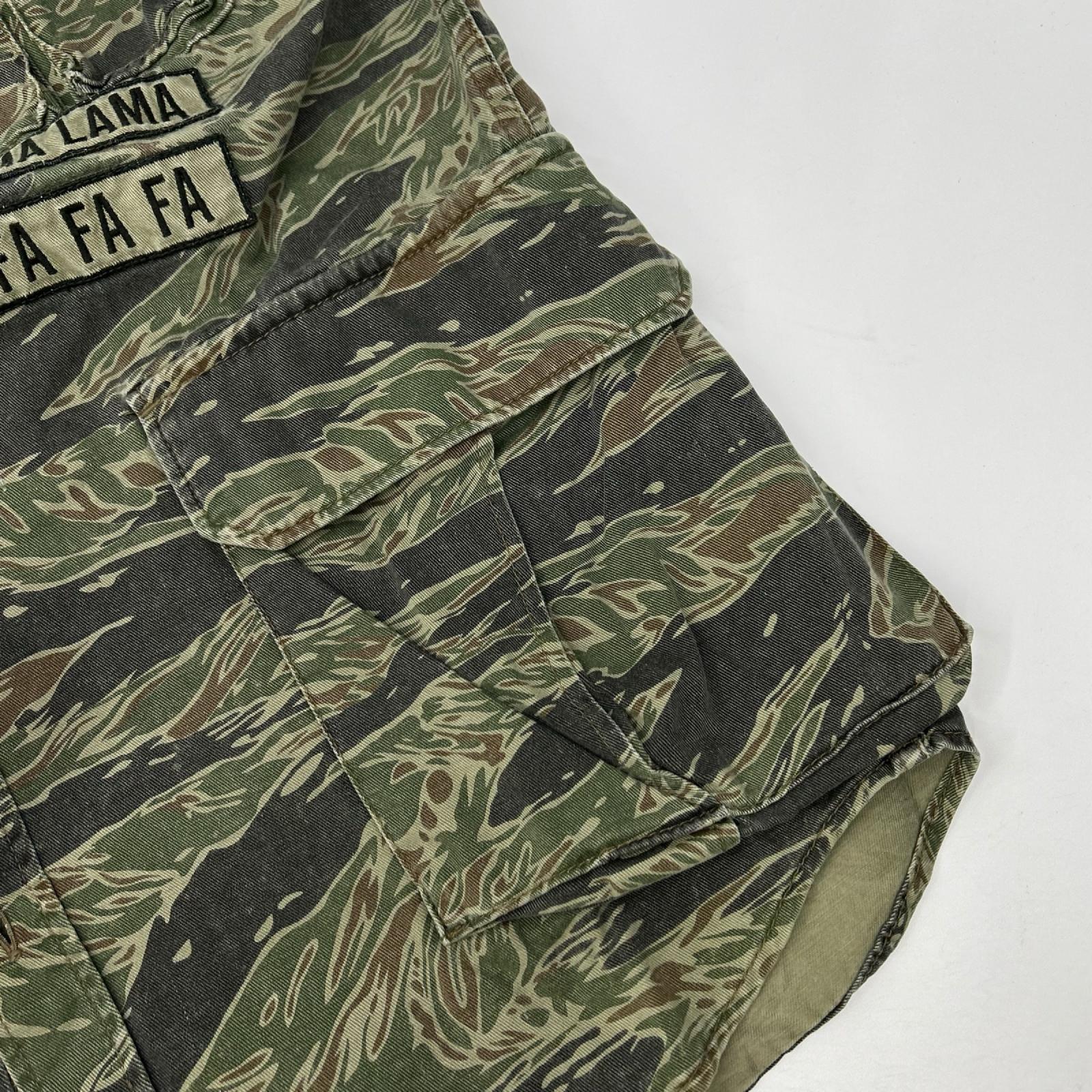 HYSTERIC GLAMOUR ヒステリックグラマー 4AH-1031 タイガーカモ ワッペン BDUジャケット ジャケット